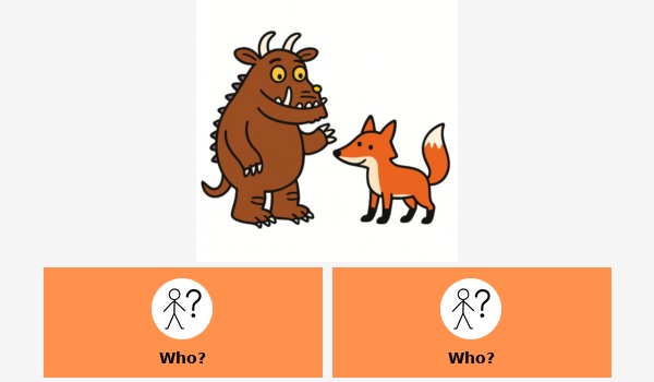 The Gruffalo Characters- using 'and'