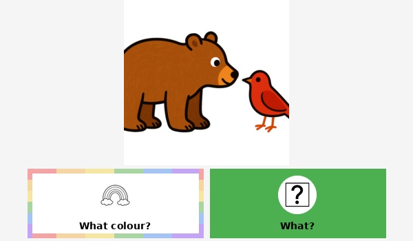 Brown bear, brown bear, what do you see?