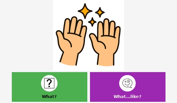 Describe the items- clean or dirty