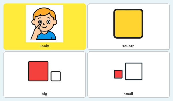 Square: big and small