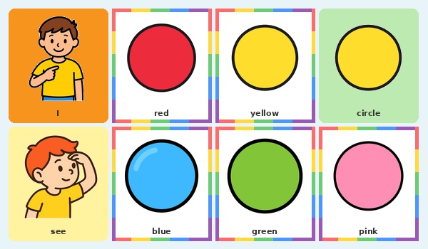 What colour circle do you see?