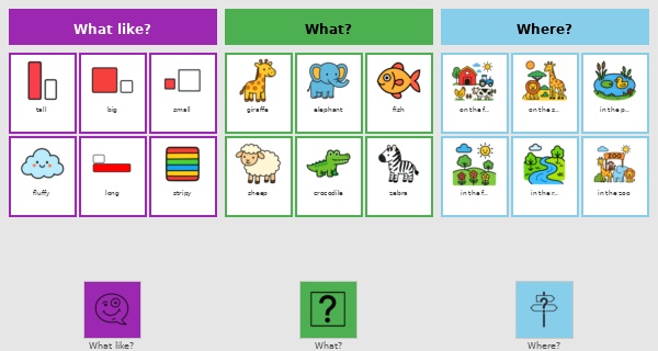 Animals and adjectives