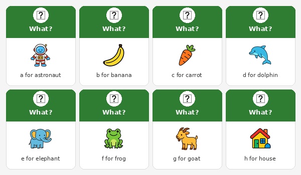 Alphabet Flashcards