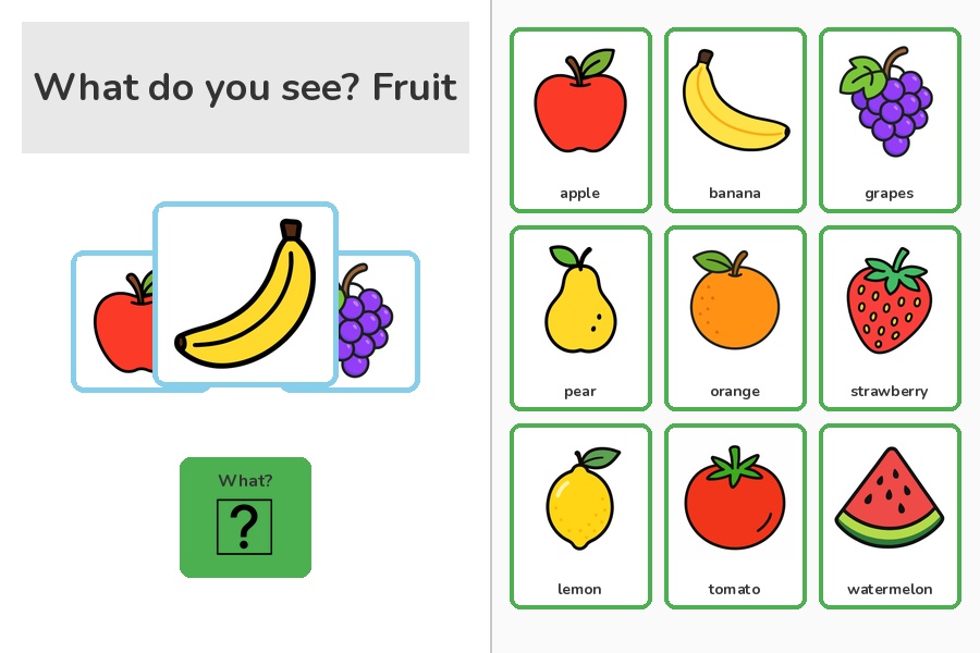 What do you see? Fruit