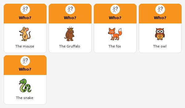 The Gruffalo Characters