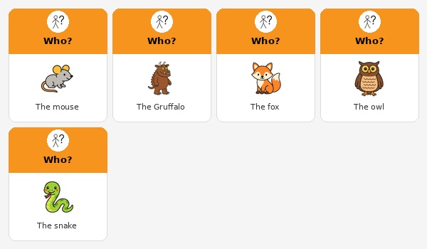 The Gruffalo Characters