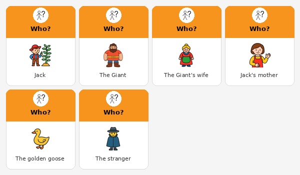 Jack and the Beanstalk Characters