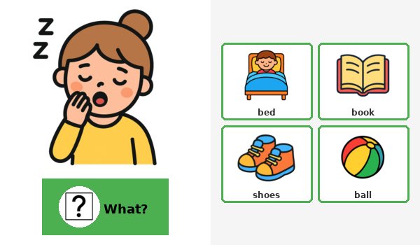 Choose what I need- Functional language game