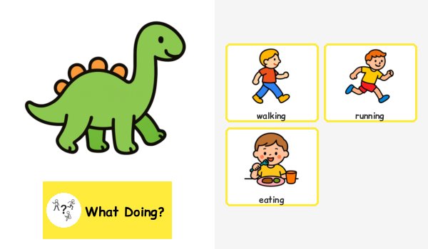 Common verbs- dinosaurs