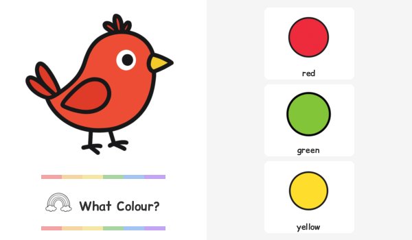 What colour is the bird?