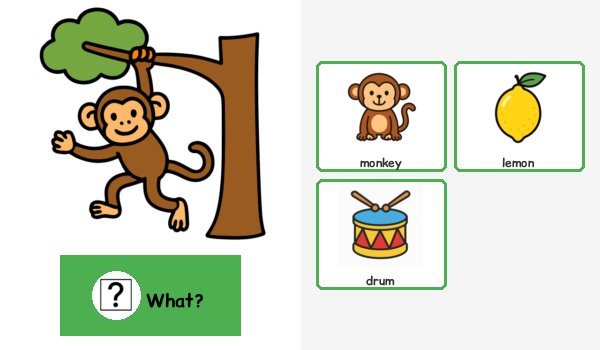 M is for- alphabet vocabulary game