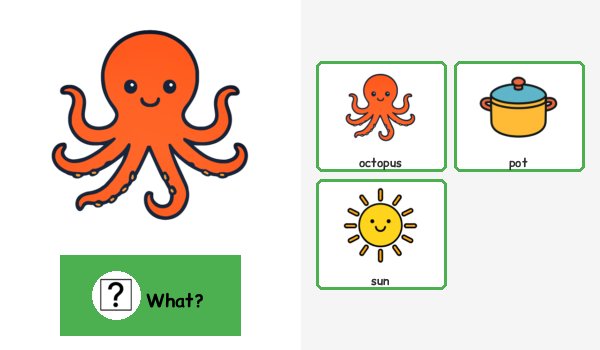 O is for- alphabet vocabulary game