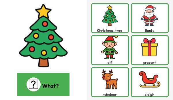 Christmas vocabulary